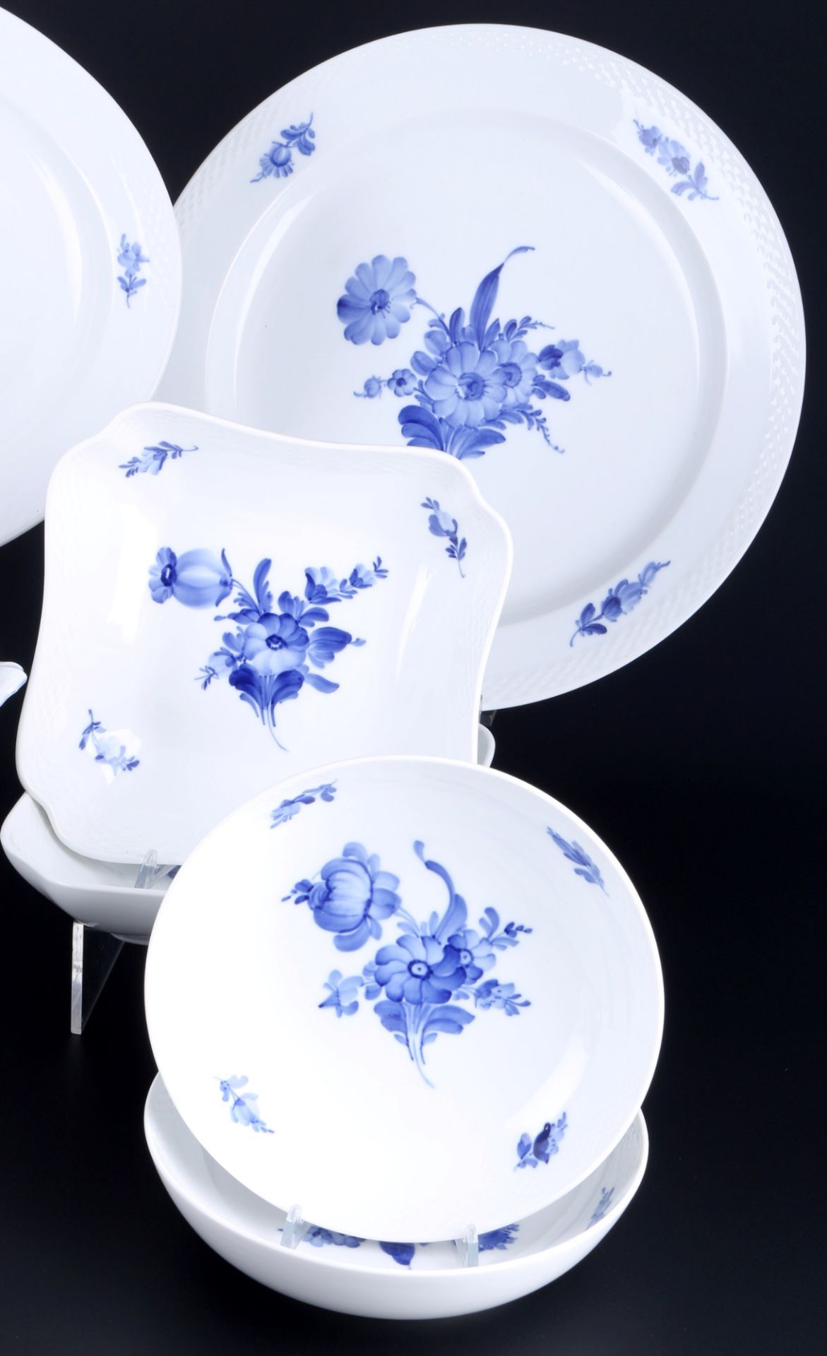 Royal Copenhagen Blaue Blume Speiseservice für 6 Personen, dinner service for 6 pers., - Bild 4 aus 5