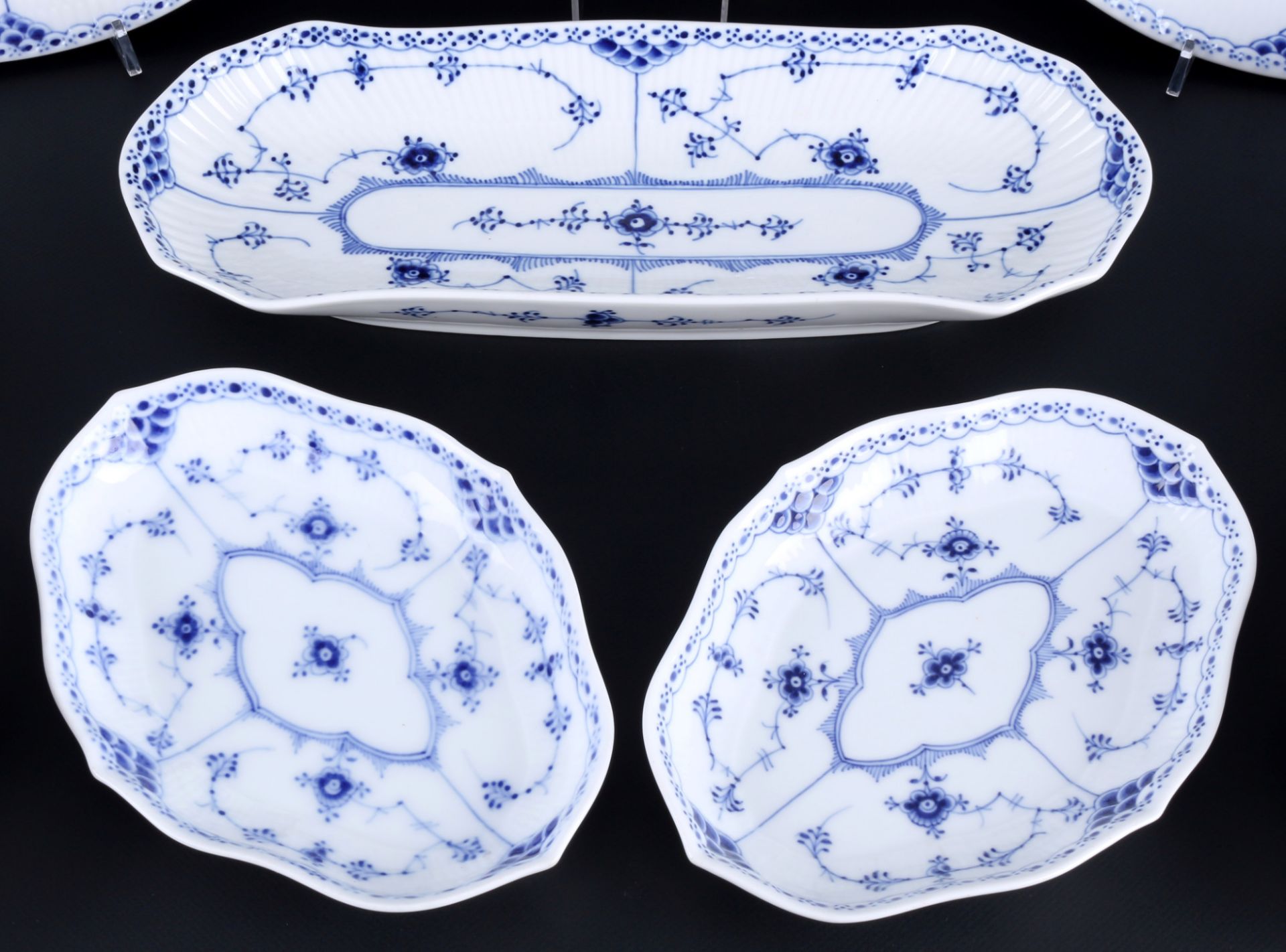 Royal Copenhagen Musselmalet Schalen und Platten, 10-teilig, bowls and dishes, - Bild 4 aus 6