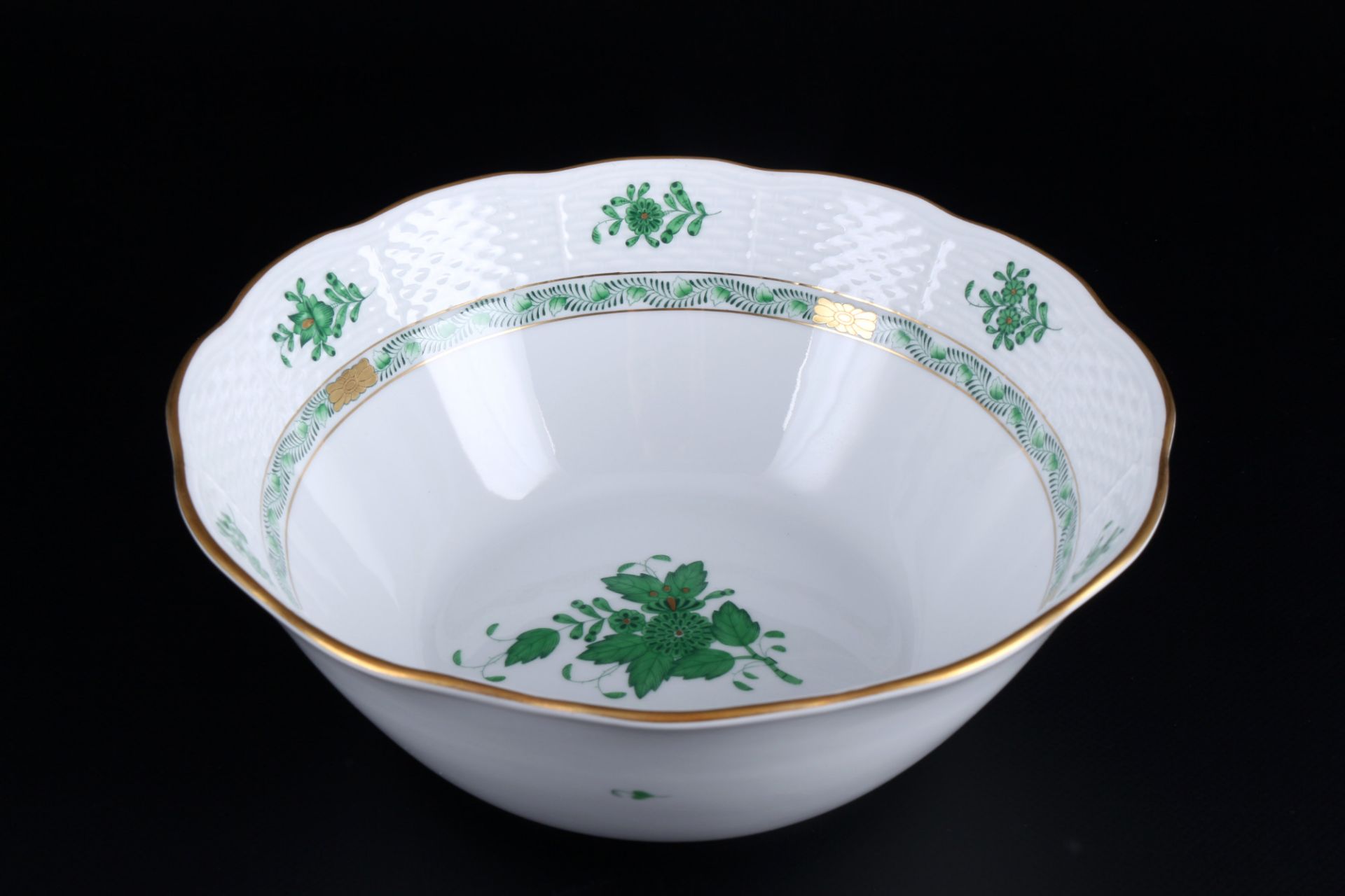 Herend Apponyi Vert 5 große Schalen, large bowls, - Bild 2 aus 5