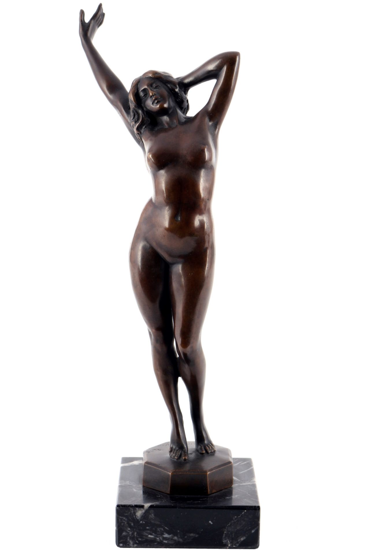 Schmidthofer (20th century) bronze female nude act, weiblicher Akt,