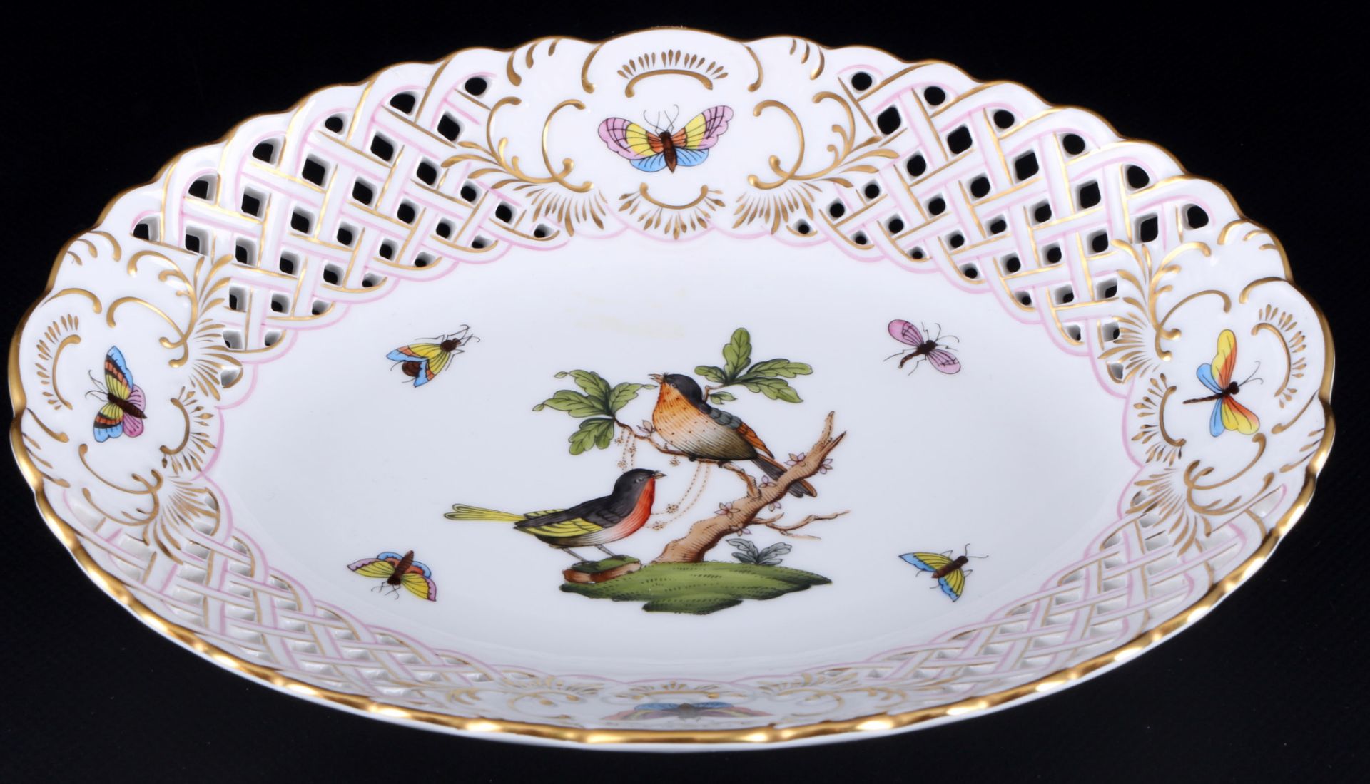 Herend Rothschild 3 Prunkschalen, splendor bowls, - Bild 3 aus 4