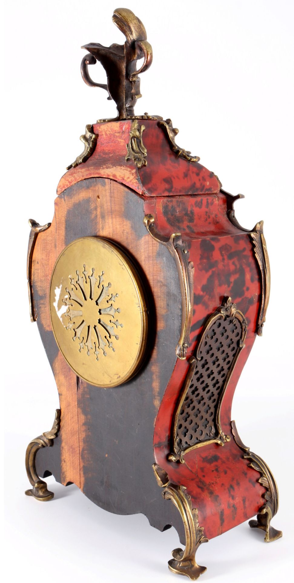 Tischuhr / Boulleuhr, Frankreich 19. Jahrhundert, french mantel clock 19th century, - Bild 4 aus 6