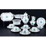 Herend Apponyi Vert Teeservice für 6 Personen, tea service for 6 pers.,