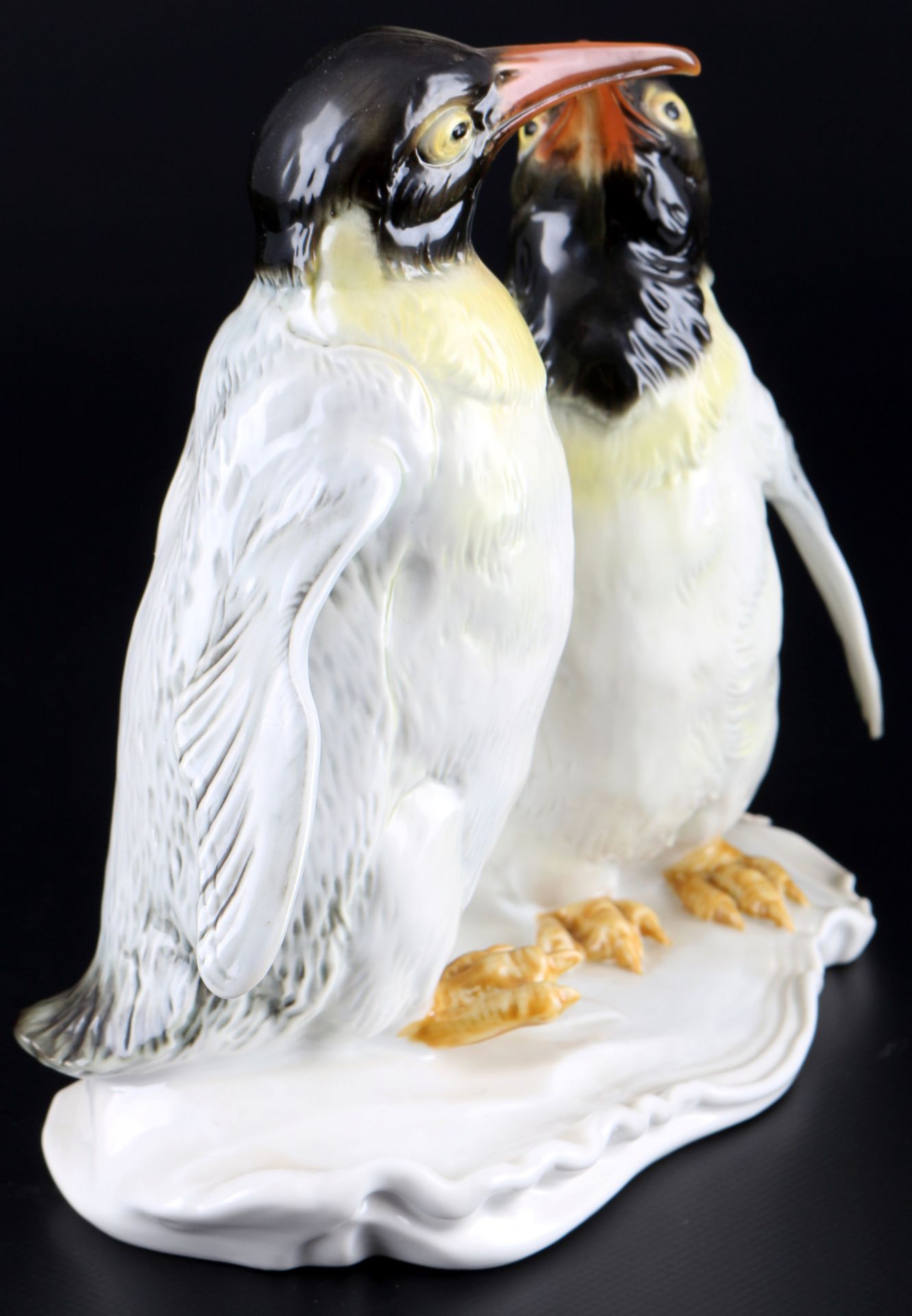 Karl Ens großes Pinguinpaar, Volkstedt, pair of penguins, - Bild 2 aus 5