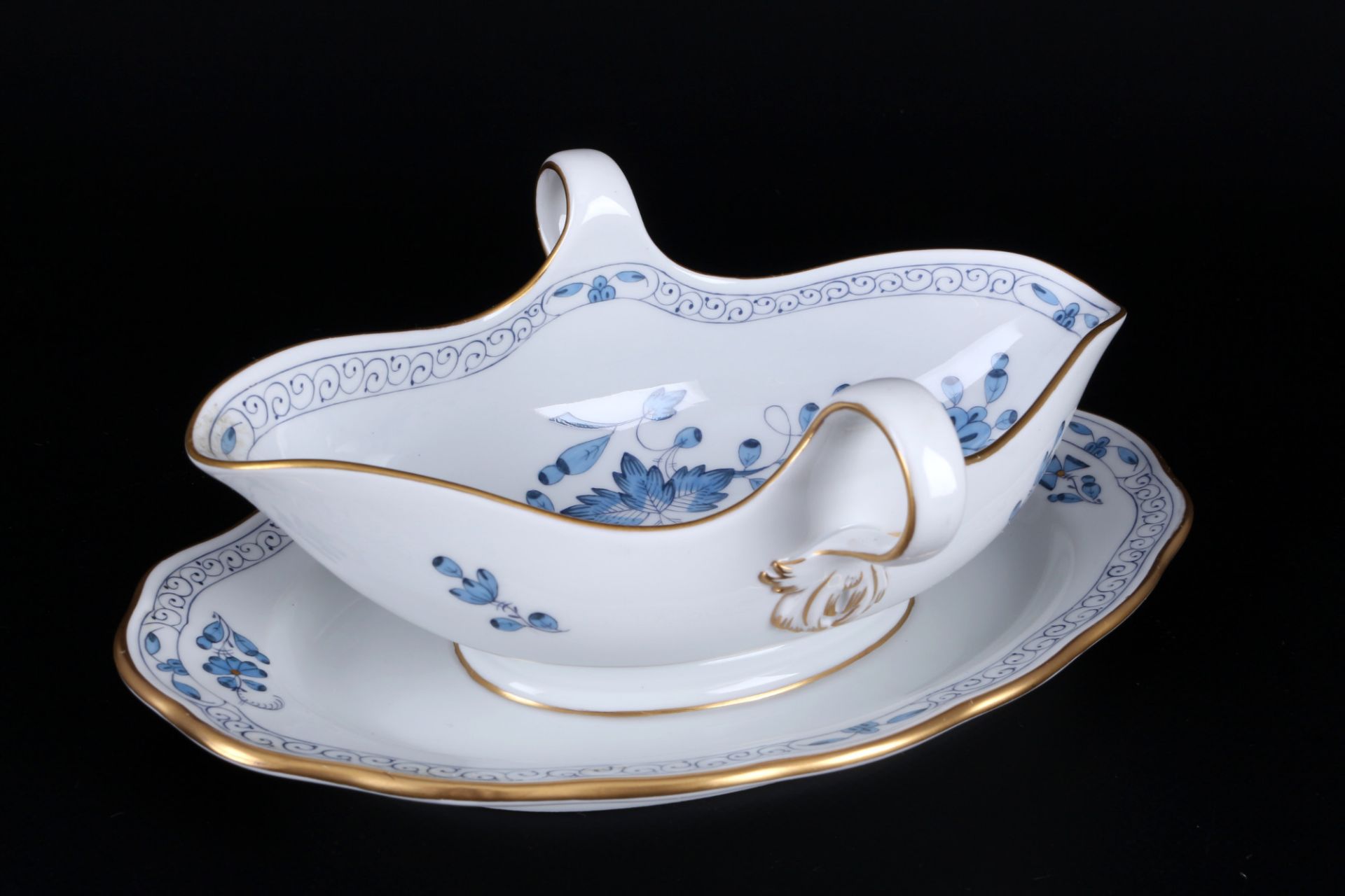 Meissen Indisch Blau Speiseservice für 6 Personen 1.Wahl, dinner service for 6 pers. 1st choice, - Bild 4 aus 8