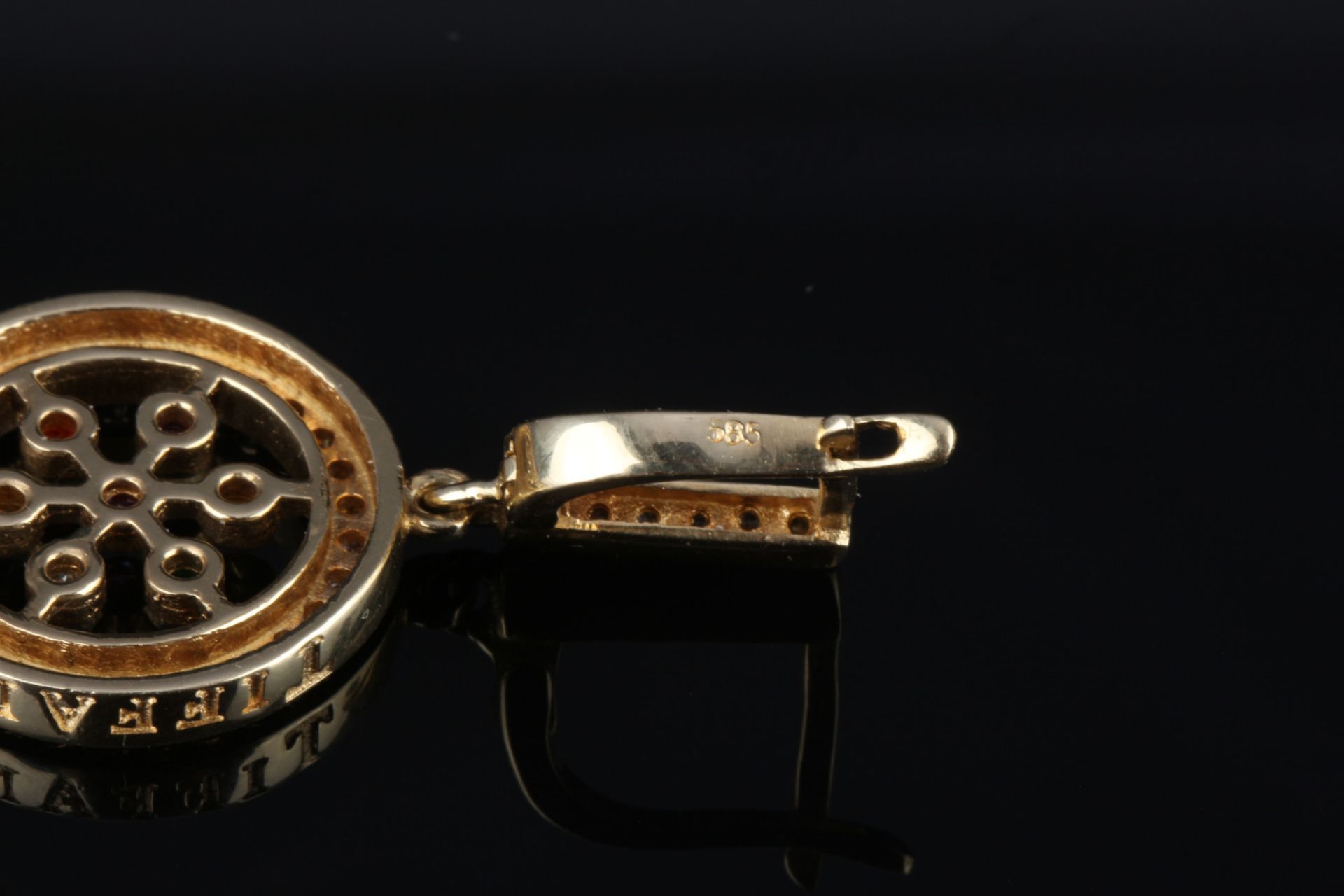 Tiffany 585 gold pair of earrings, 14K Gold Paar Ohrringe, - Image 4 of 4