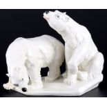 Karl Ens große Eisbären, Volkstedt, pair of ice bears,