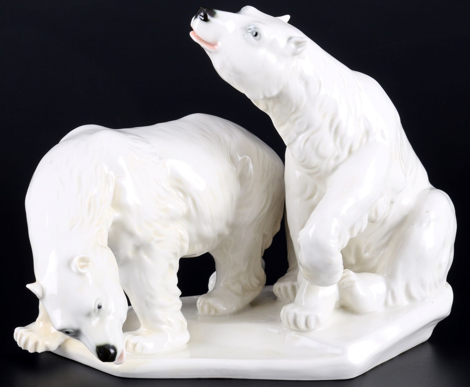 Karl Ens große Eisbären, Volkstedt, pair of ice bears,