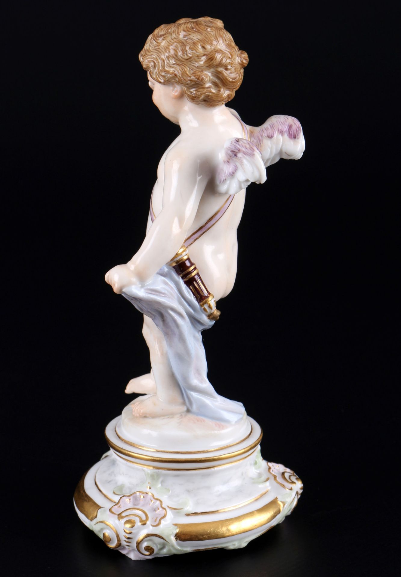 Meissen Amor eine Nase drehend 1.Wahl, Knaufmarke, mocking cupid 1st choice, - Bild 2 aus 6