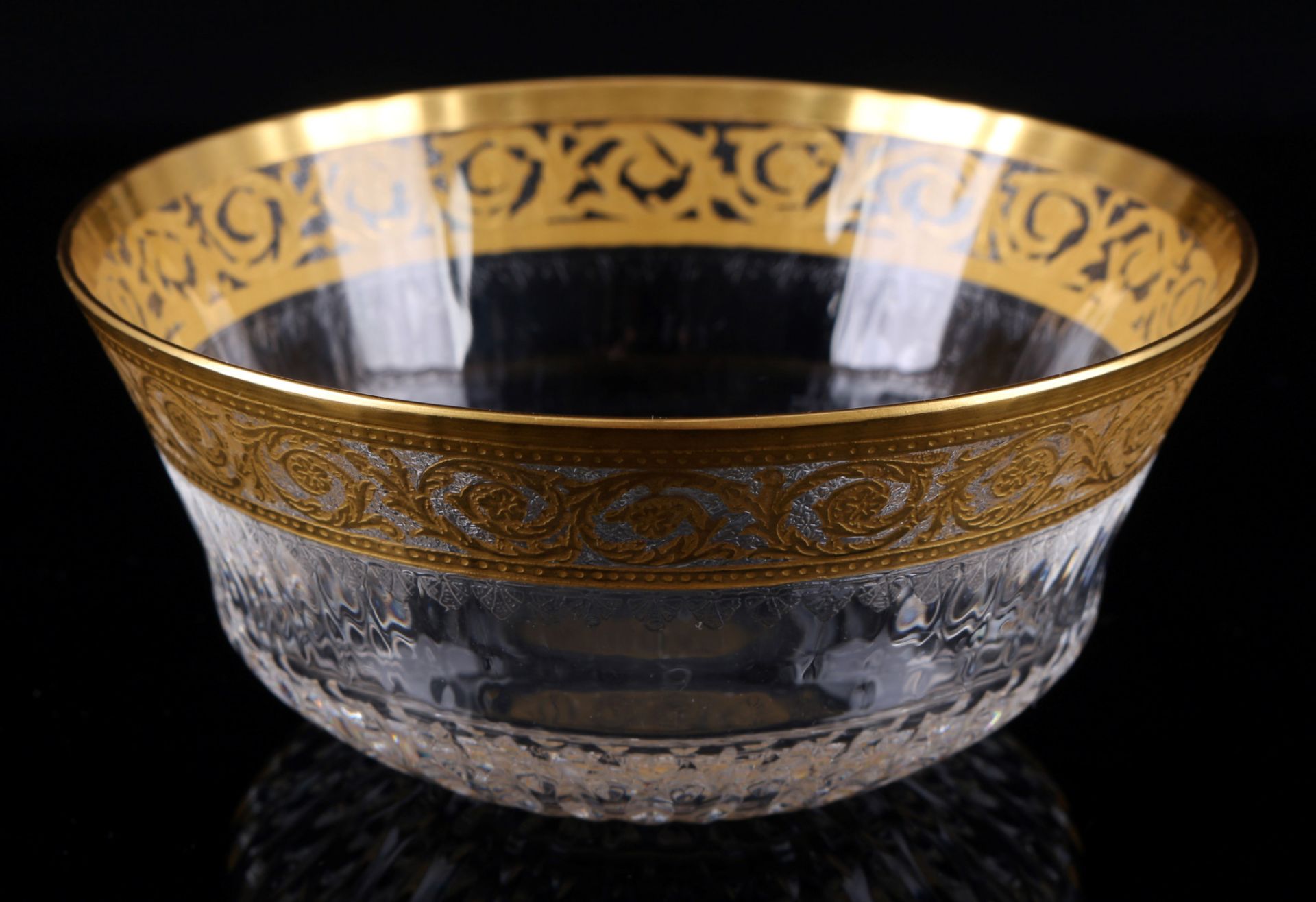 St. Louis Thistle Gold 6 Schalen, 6 finger bowls, - Bild 3 aus 5
