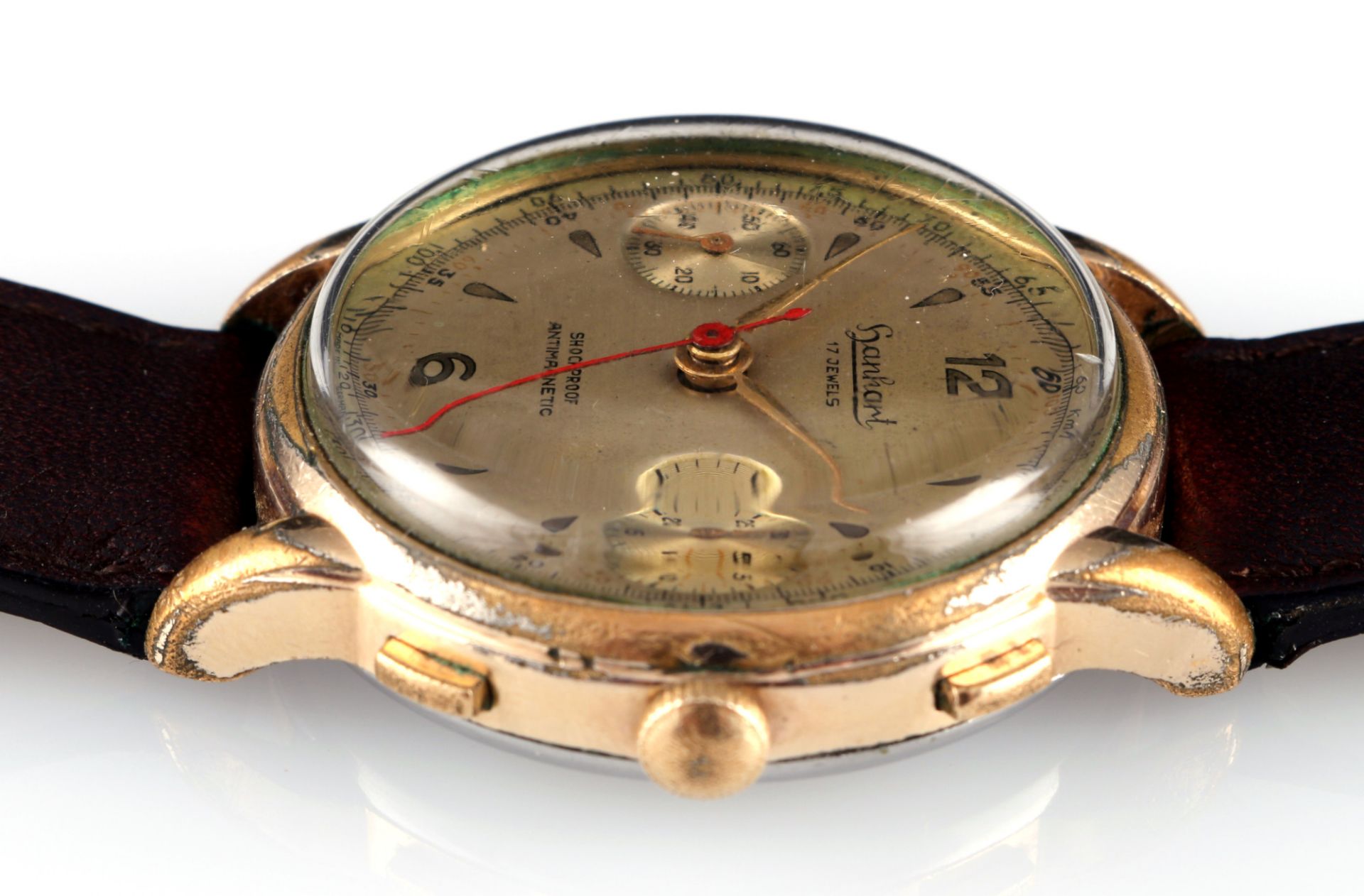 Hanhart men's aviator chronograph, Fliegerchronograph Flyback, - Image 3 of 6