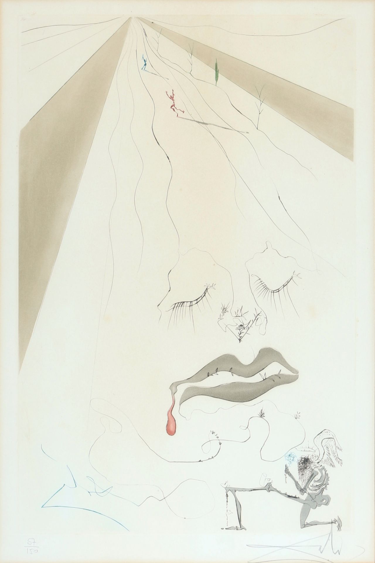Salvador Dali (1904-1989) Verklärung, transfiguration,