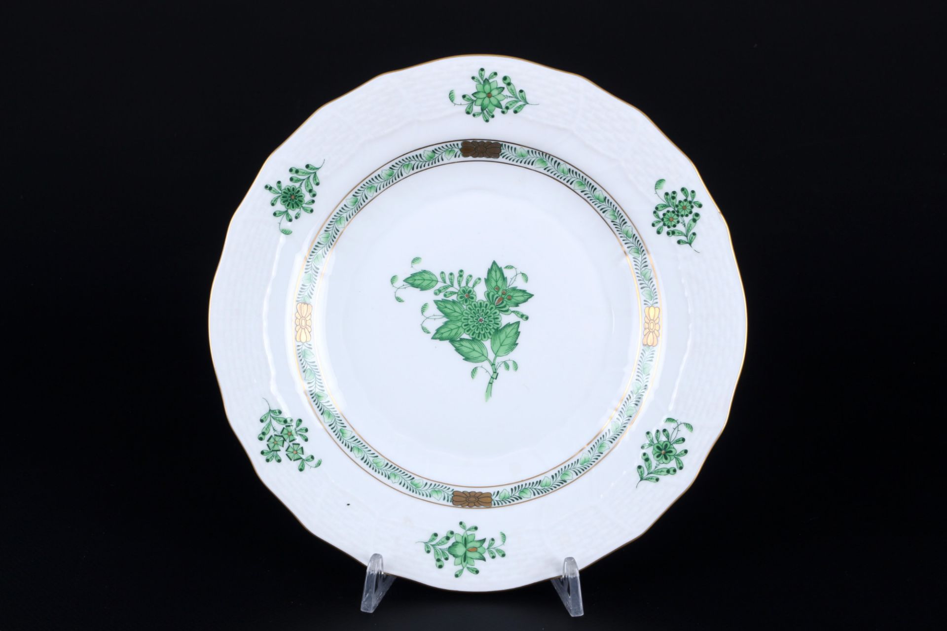 Herend Apponyi Vert tea service for 6 persons, Teeservice für 6 Personen, - Image 6 of 7