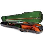 Violine 4/4 19. Jahrhundert, komplett restauriert, violin 19th century,
