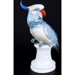 Karl Ens großer Kakadu, Volkstedt, porcelain cockatoo,