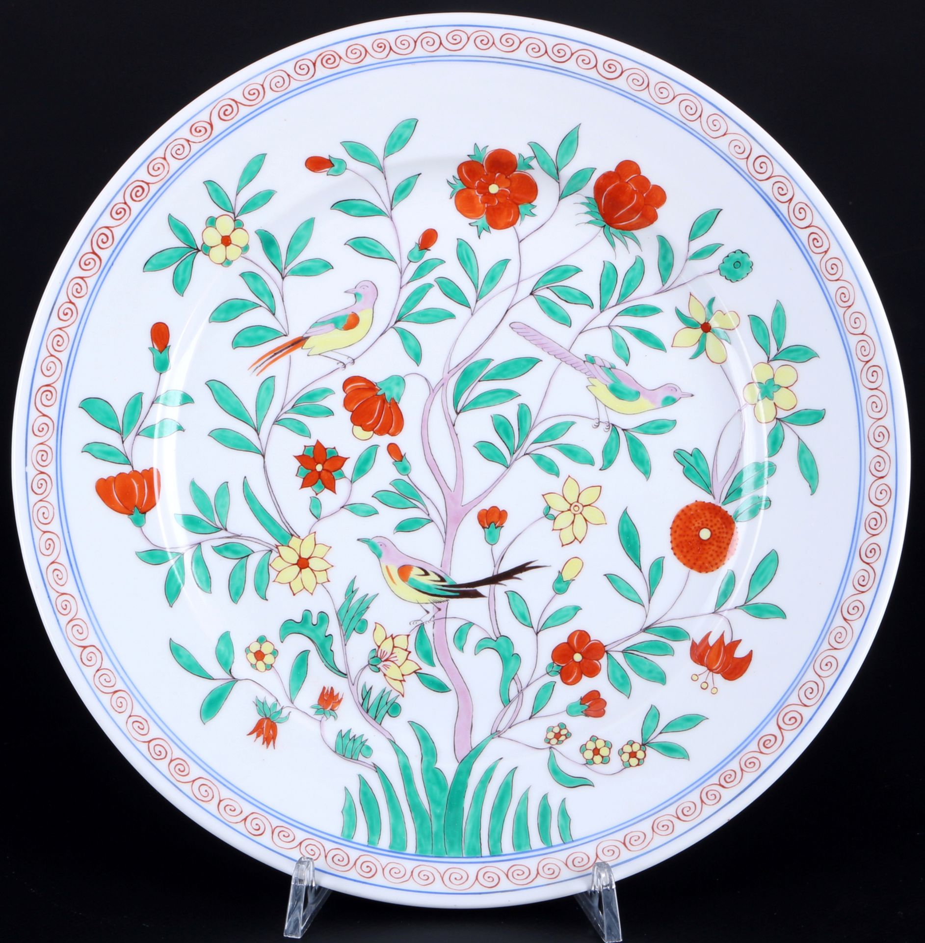 Herend Oiseaux Chinois 6 Kuchenteller und Speiseteller, dessert and dinner plates, - Bild 2 aus 3