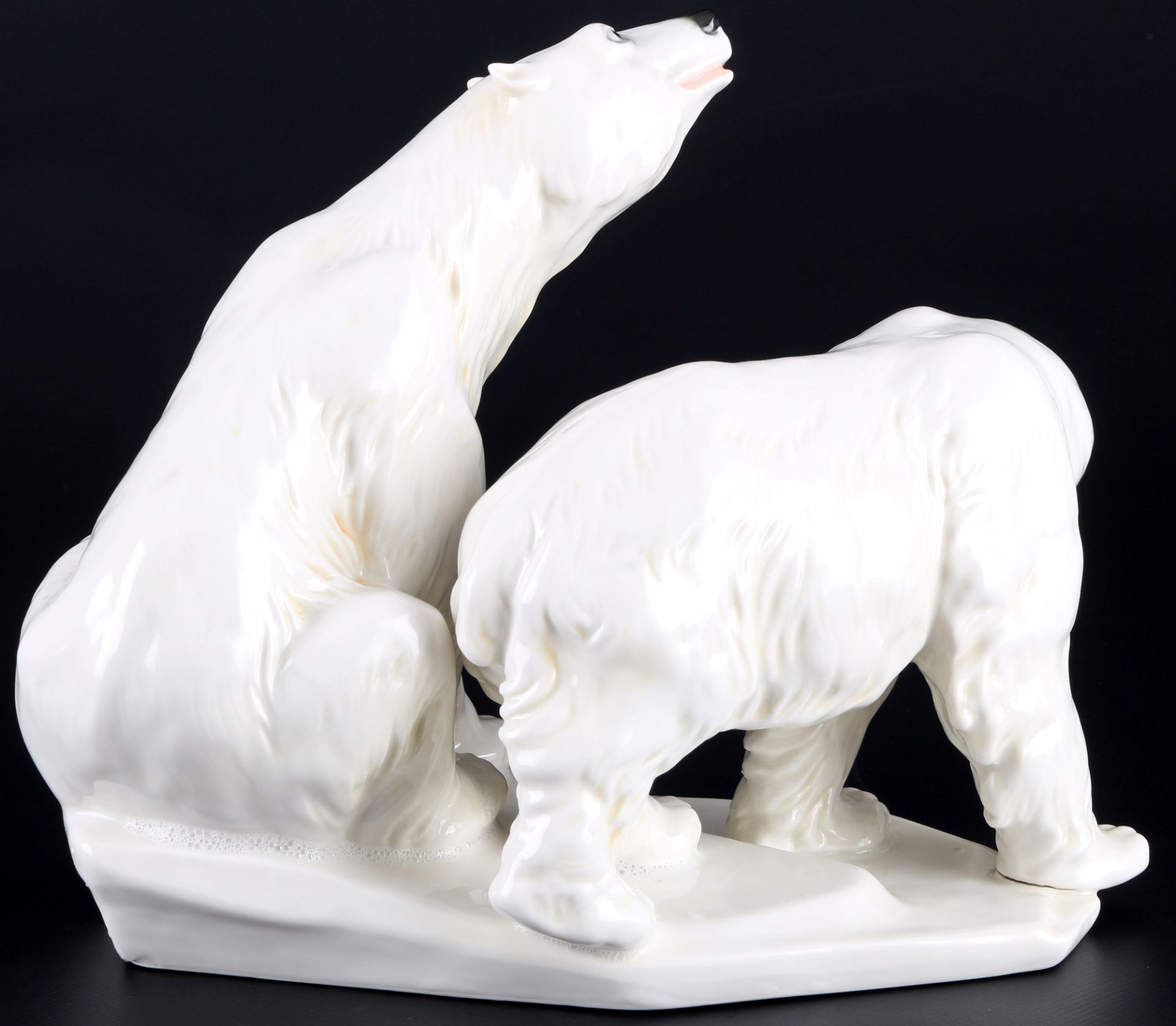 Karl Ens große Eisbären, Volkstedt, pair of ice bears, - Bild 4 aus 5