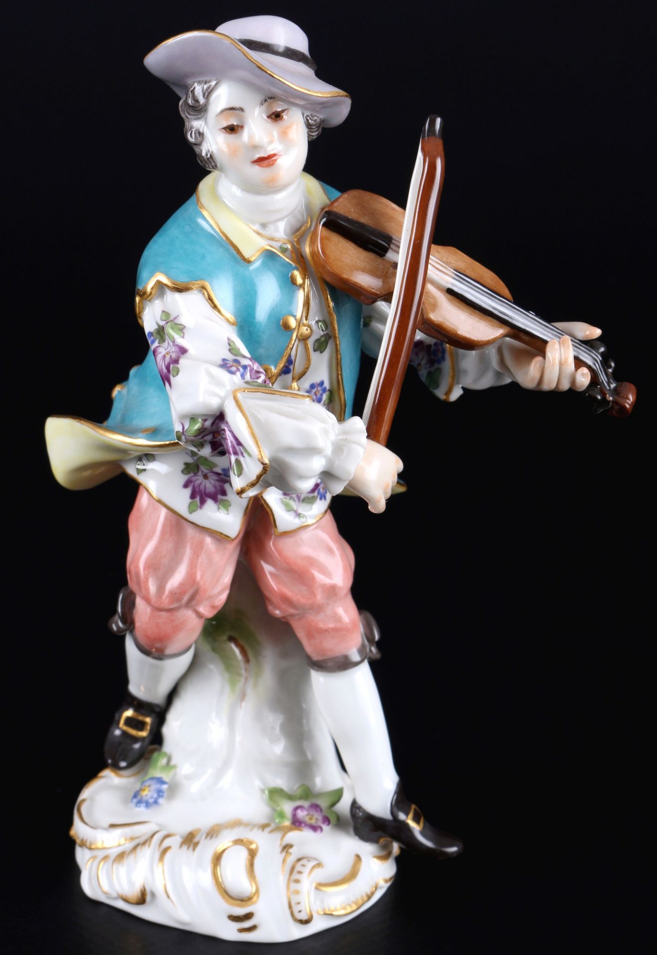 Meissen Galante Chapel violinist 1st choice, Galante Kapelle Geiger 1.Wahl,