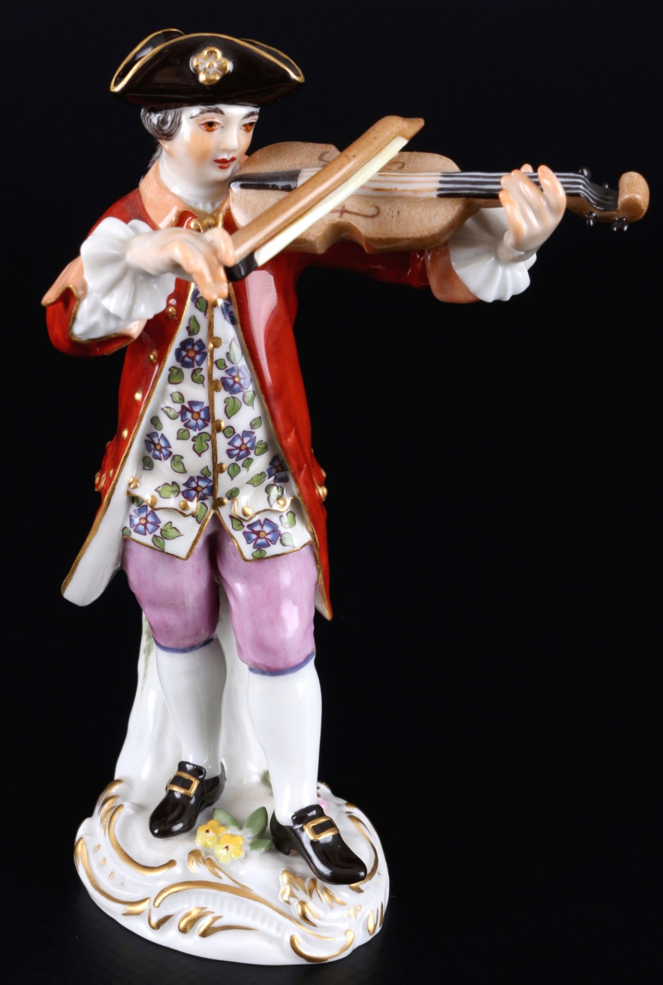 Meissen Galante Chapel violinist 1st choice, Galante Kapelle Geiger 1.Wahl,