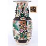 China große Vase mit Schlachtszene, Qing Dynastie, Chenghua, large vase with battle scene,