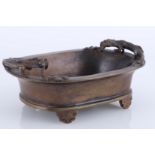 China Bronze Weihrauchbrenner Qianlong 18. Jahrhundert, incense burner Qianlong 18th century,