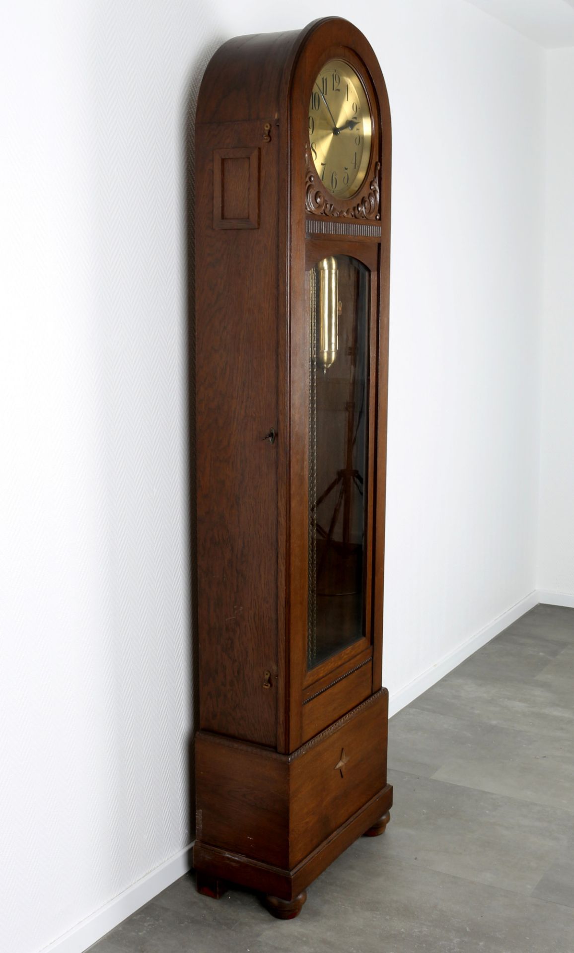 Grandfather clock around 1920, Dufa, Standuhr um 1920, - Image 4 of 8