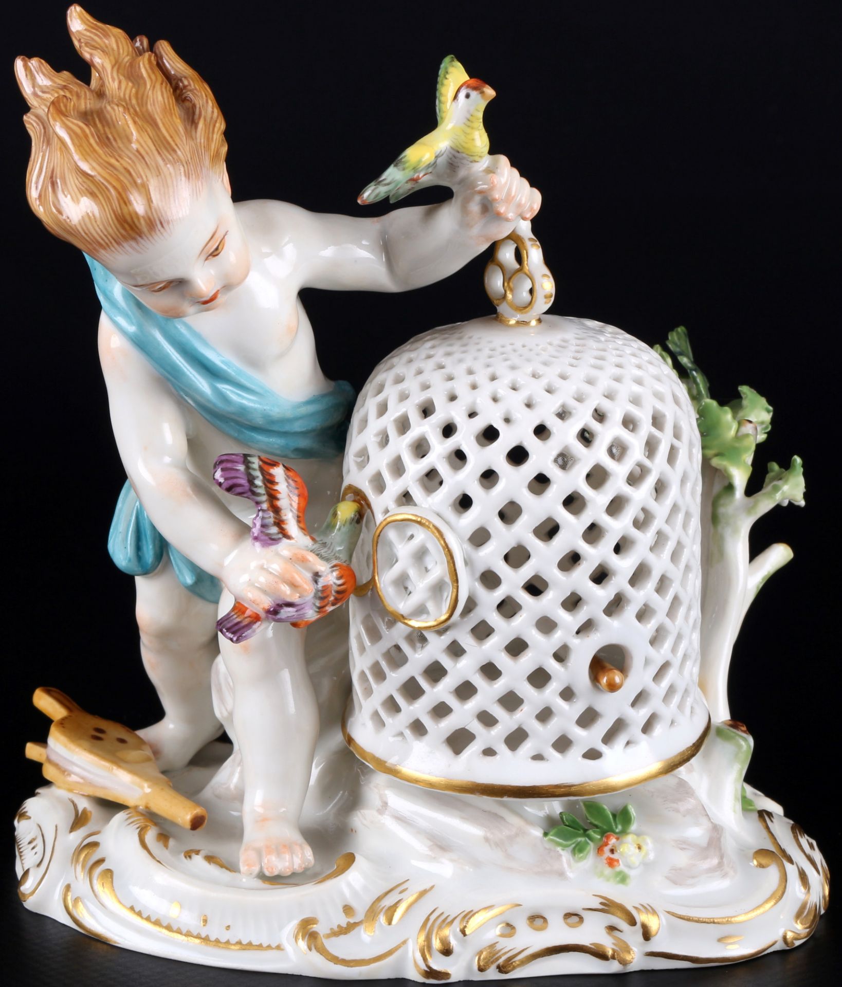 Meissen Four Elements Allegory of Air 1st choice, J.J. Kaendler, Allegorie der Luft 1. Wahl,