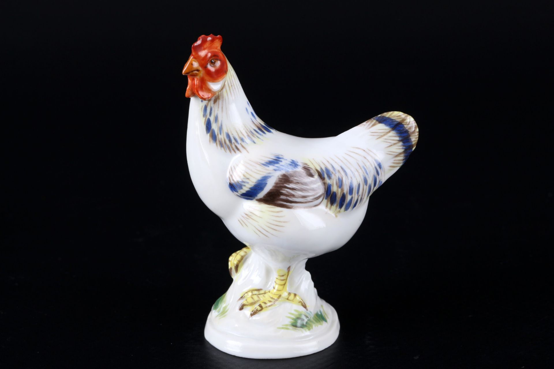 Meissen lamb with rooster and stork 1st choice, Lamm mit Hahn und Storch 1.Wahl, - Image 3 of 8