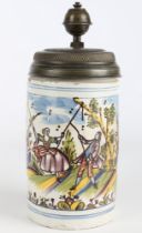 Walzenkrug 19. Jahrhundert, roller jug 19th century,
