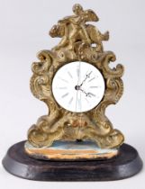 Wiener Bronze Vorderzappler Amor mit Löwen, Österreich 19. Jahrhundert, viennese clock,