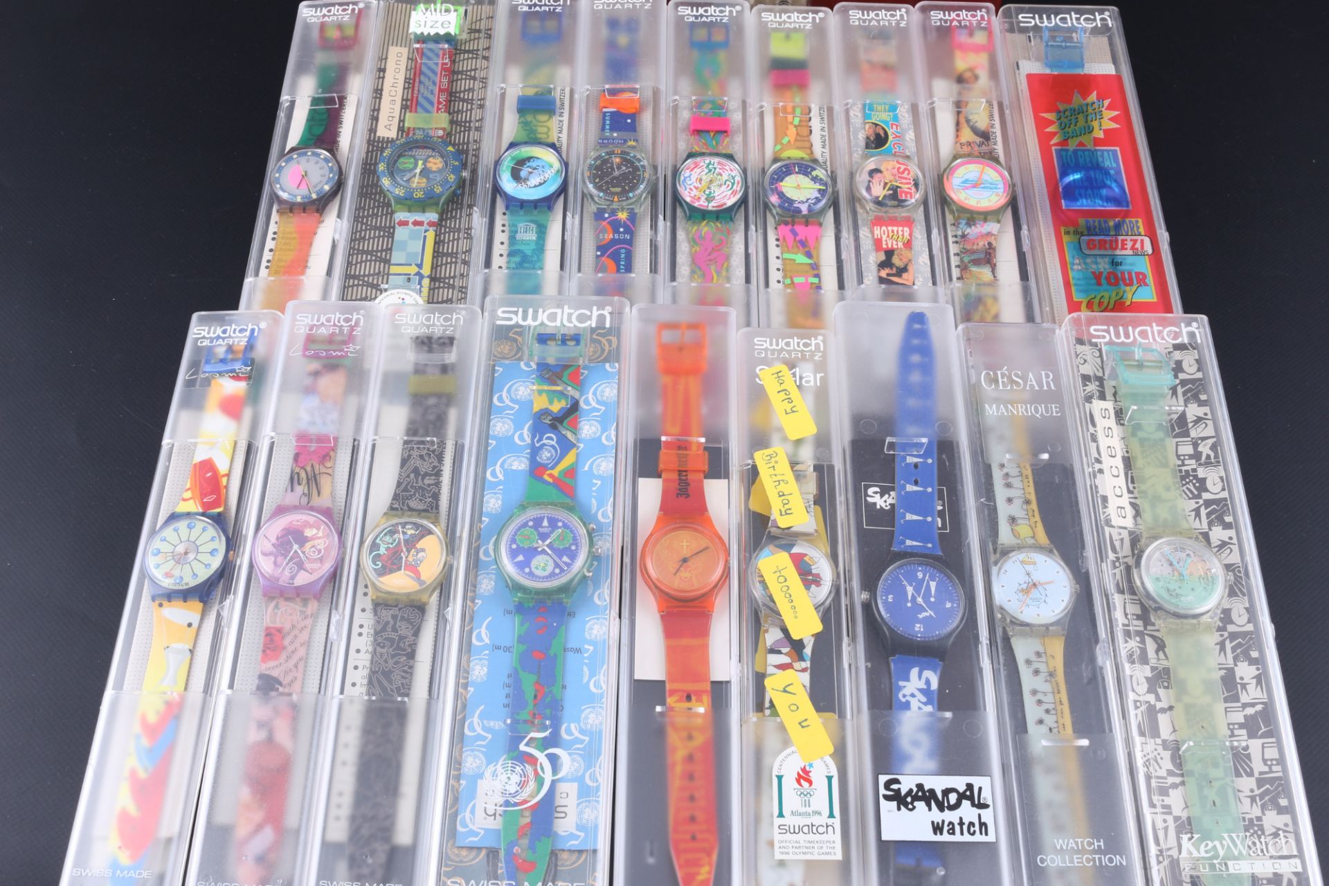 Swatch Sammlung - 24 Armbanduhren, wrist watch collection, - Bild 2 aus 7