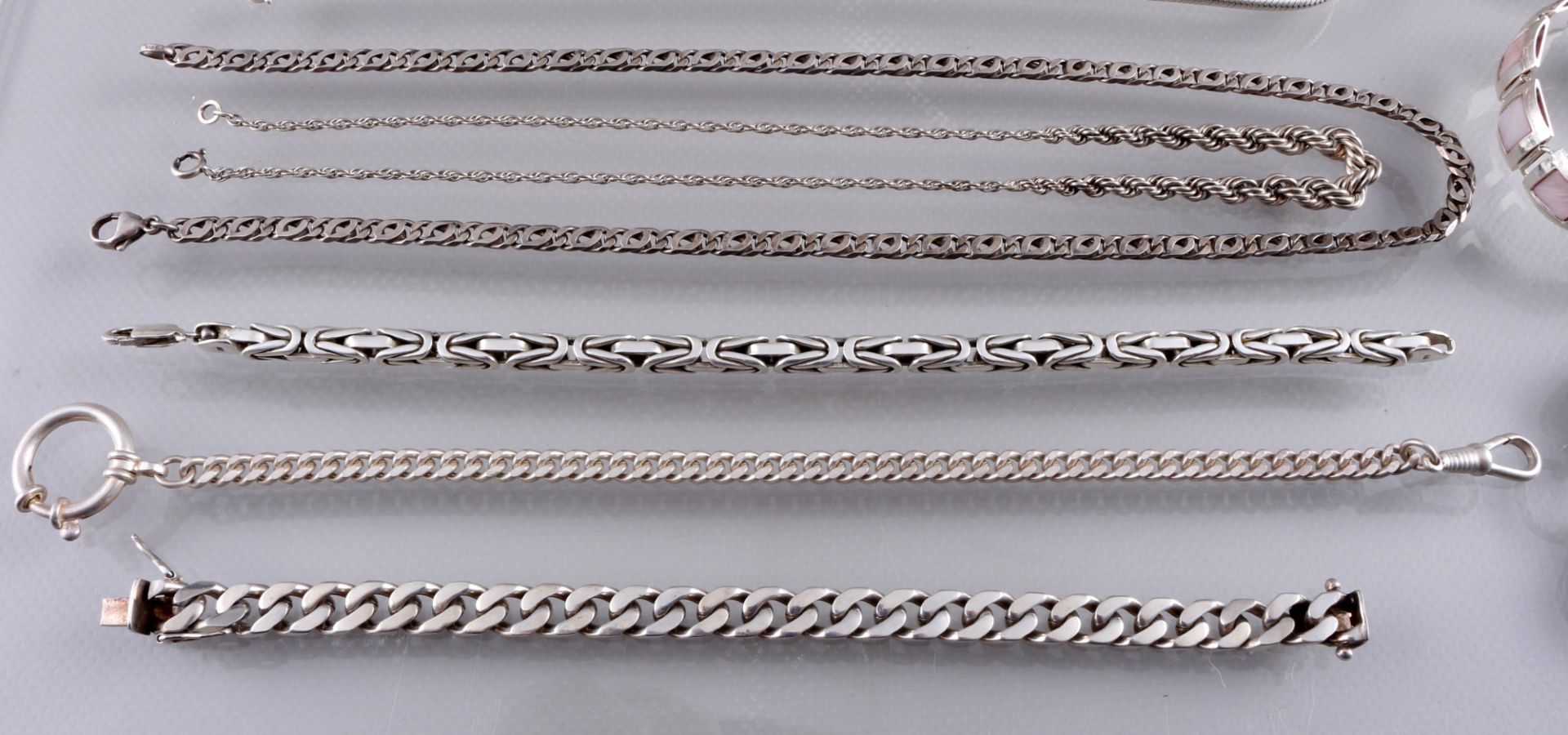 800-925 silver jewelry bundle, Silber Schmuck Konvolut, - Image 2 of 5