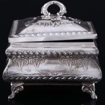 925 Silber Deckeldose Hazorfim Israel, sterling silver lidded box,