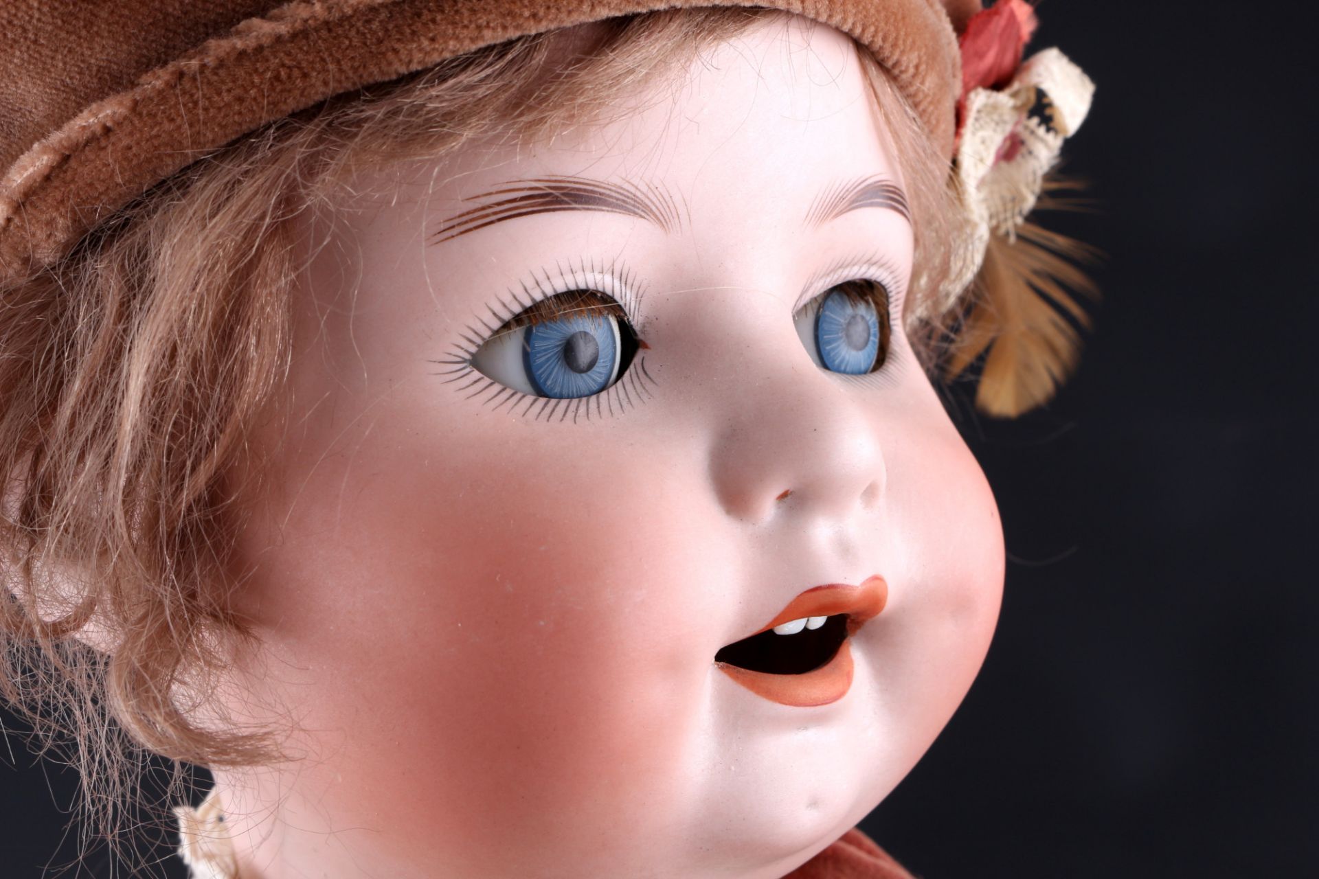 <br>Heubach Köppelsdorf 300-7 character doll boy around 1920, Charakterpuppe Junge um 1920, - Image 3 of 7