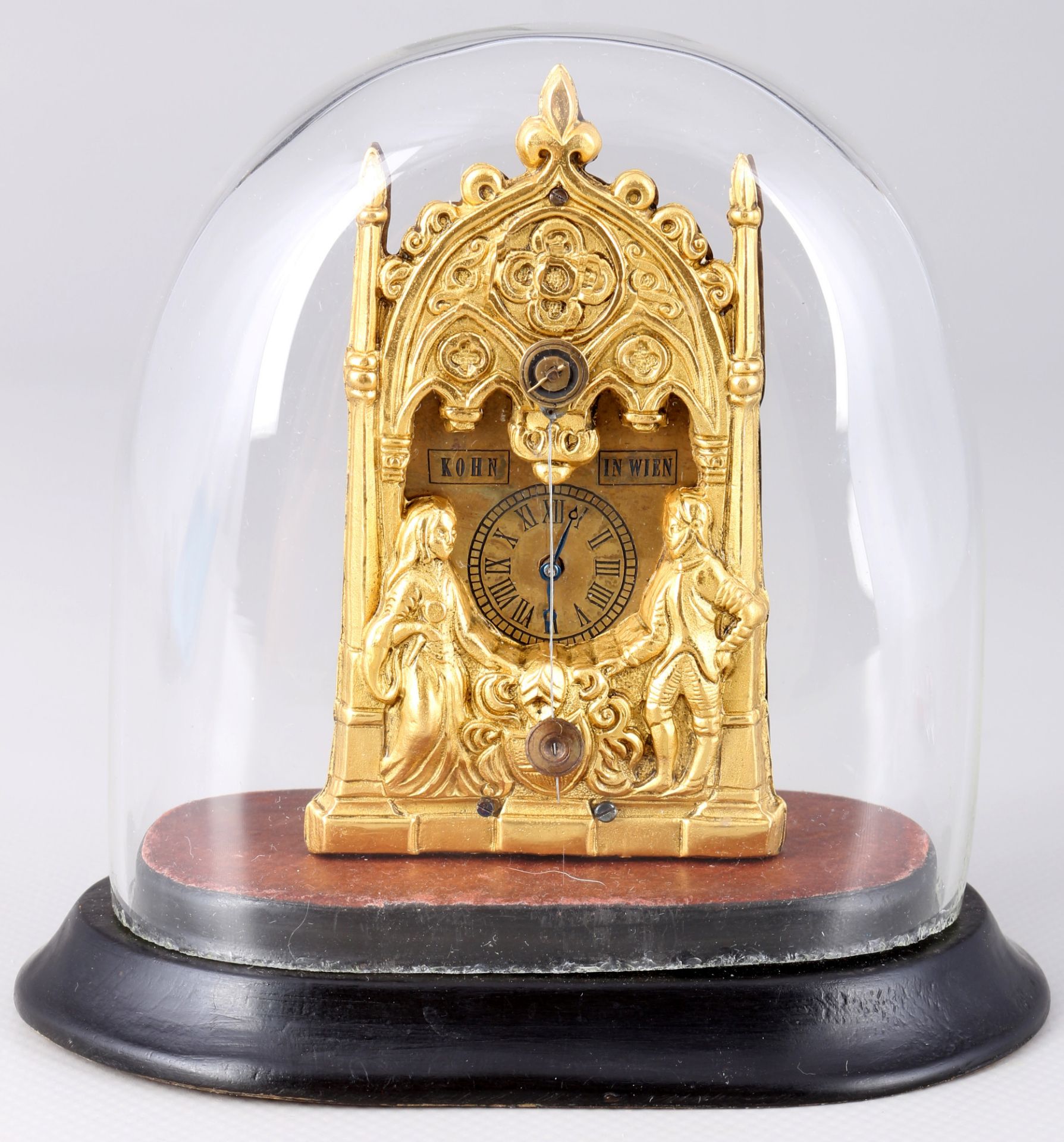 <br>Viennese clock, Kohn, Austria 19th century, Wiener Vorderzappler,