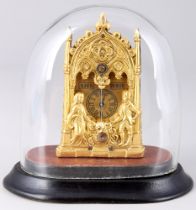 Wiener Vorderzappler, Österreich 19. Jahrhundert, Firma Kohn, viennese clock,