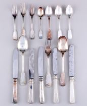 Robbe Berking 925 Silber 15-teiliges Besteck, Robbe Berking silver 15-piece cutlery,