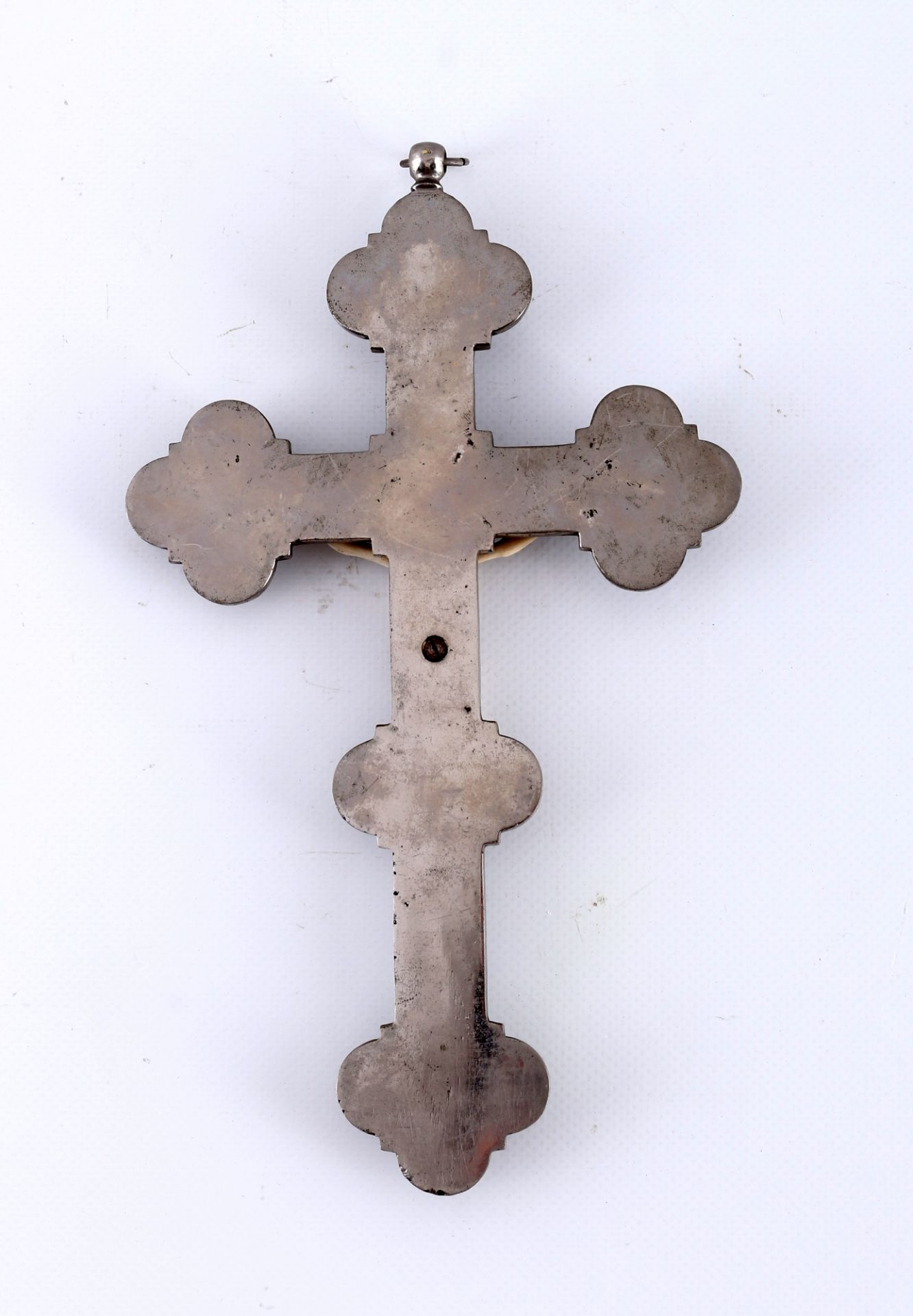 Italy large cross pendant with micromosaic, Italien großer Kreuzanhänger, - Image 3 of 3