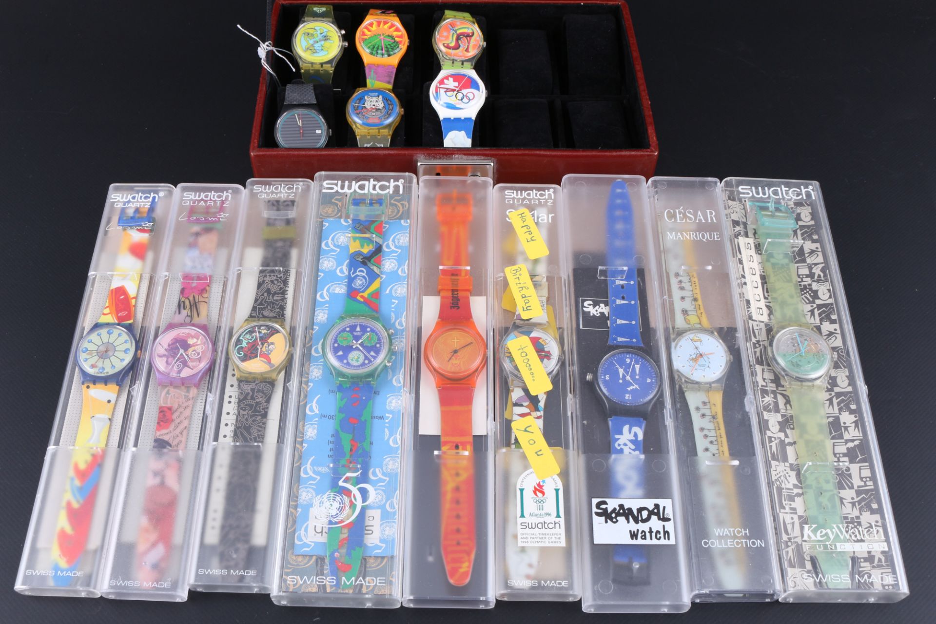 Swatch Sammlung - 24 Armbanduhren, wrist watch collection, - Bild 6 aus 7