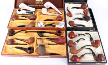 28 Tabakpfeifen - Konvolut, u.a. Savinelli, Dunhill, tabacco pipe lot,