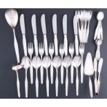 WMF Paris 800 silver cutlery for 6 persons, Silberbesteck für 6 Personen,