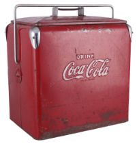 Coca Cola große Kühlbox von 1950/1960, vintage cool box,