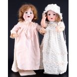 <br>Armand Marseille SuR 995 and Alt Beck Gottschalk 1361, 2 character dolls girls, 2 Charakterpuppe