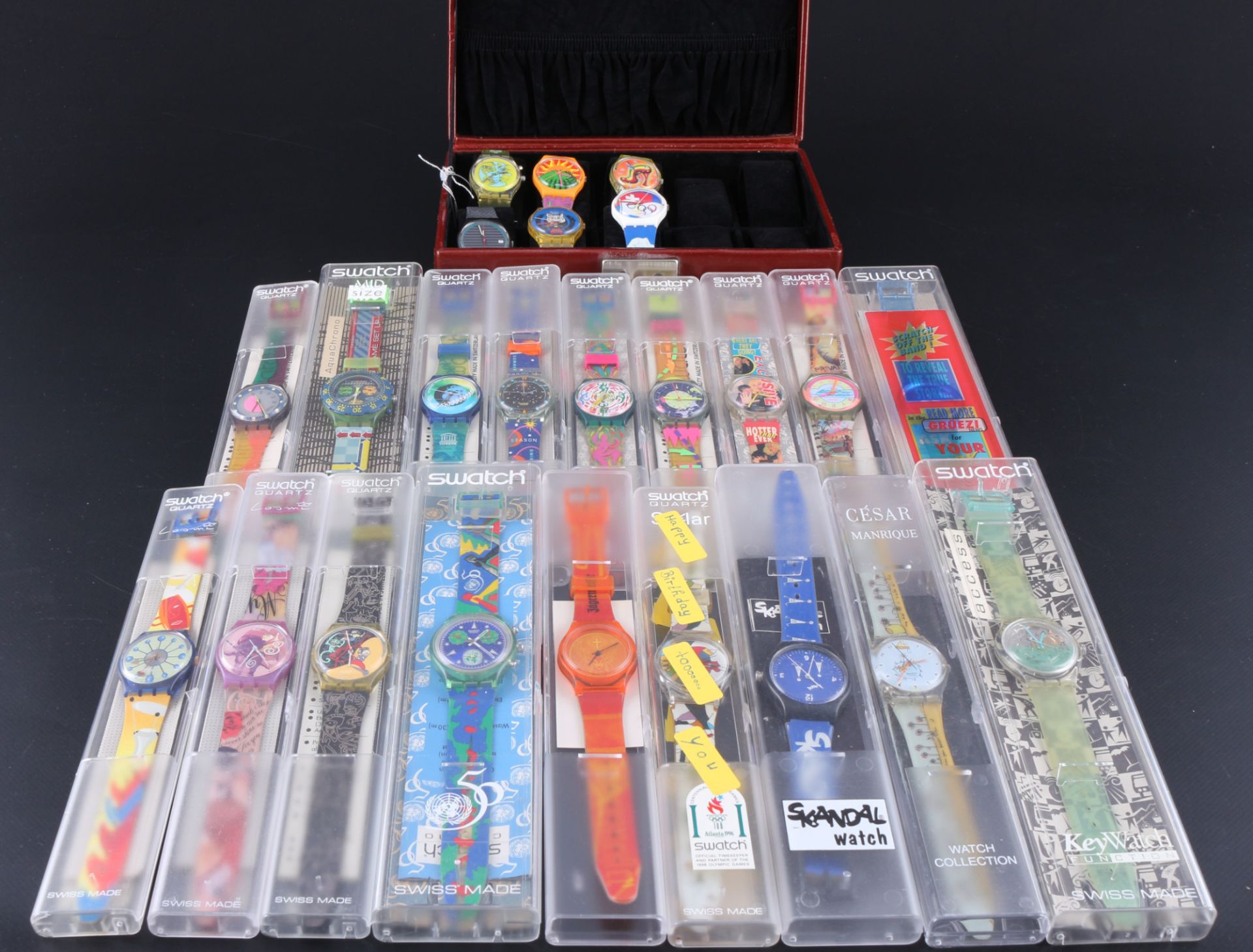 Swatch Sammlung - 24 Armbanduhren, wrist watch collection,