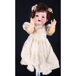 <br>Heubach Köppelsdorf 342/4 character doll girl around 1920, Charakterpuppe Mädchen um 1920,