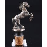 925 silver bottle cork as a horse, 925 Silber Pferd - Flaschenkorken,