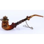 Meerschaum tabacco pipe 19th century, Meerschaum Tabakpfeife 19. Jahrhundert,