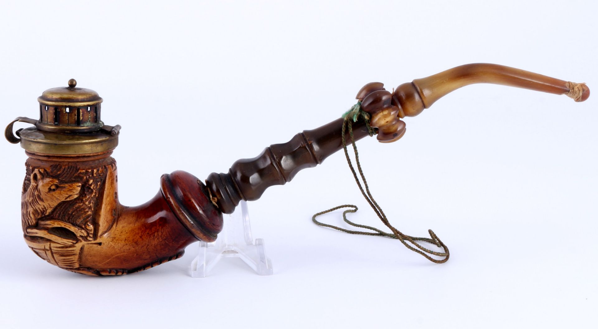 Meerschaum tabacco pipe 19th century, Meerschaum Tabakpfeife 19. Jahrhundert,