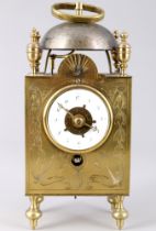 Kapuziner-Offiziersuhr, Frankreich 19. Jahrhundert, capucine clock