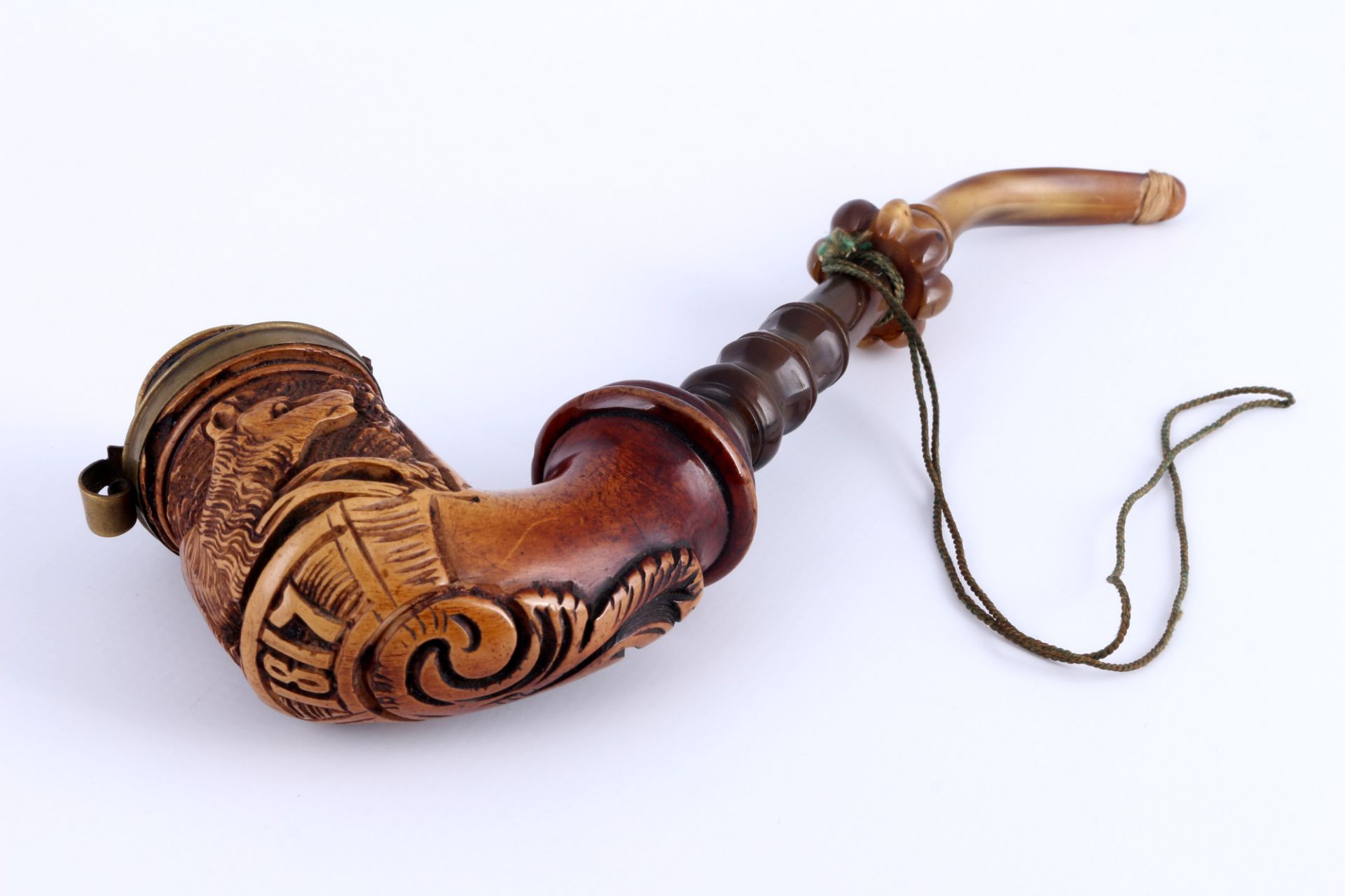 Meerschaum tabacco pipe 19th century, Meerschaum Tabakpfeife 19. Jahrhundert, - Image 3 of 5